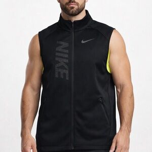 Nike Men's Black and Gray Vest